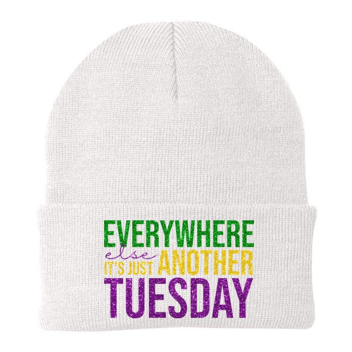 Everywhere Else Its Just Another Tuesday Mardi Gras Beanie