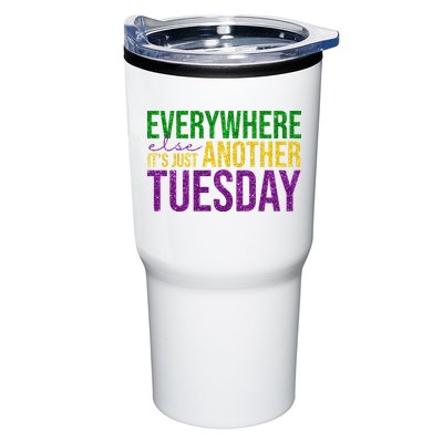 Everywhere Else Its Just Another Tuesday Mardi Gras Tumbler