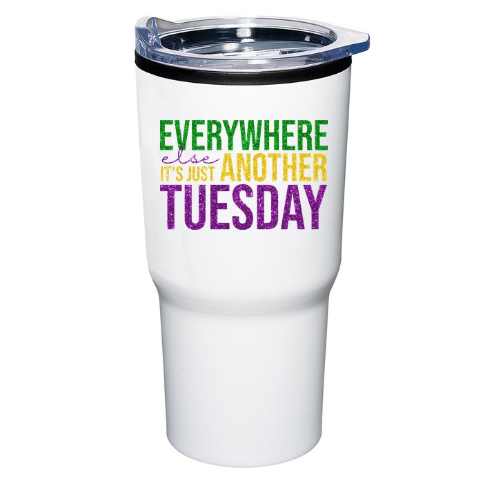 Everywhere Else Its Just Another Tuesday Mardi Gras Tumbler
