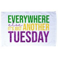 Everywhere Else Its Just Another Tuesday Mardi Gras Microfiber Hand Towel