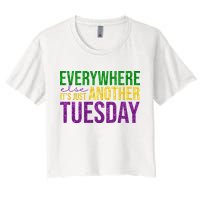Everywhere Else Its Just Another Tuesday Mardi Gras Crop Top