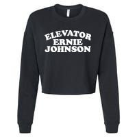 Elevator Ernie Johnson Cropped Pullover Crew