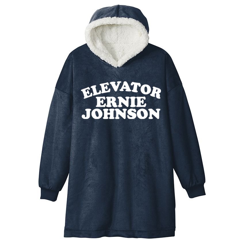 Elevator Ernie Johnson Hooded Wearable Blanket