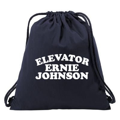 Elevator Ernie Johnson Drawstring Bag