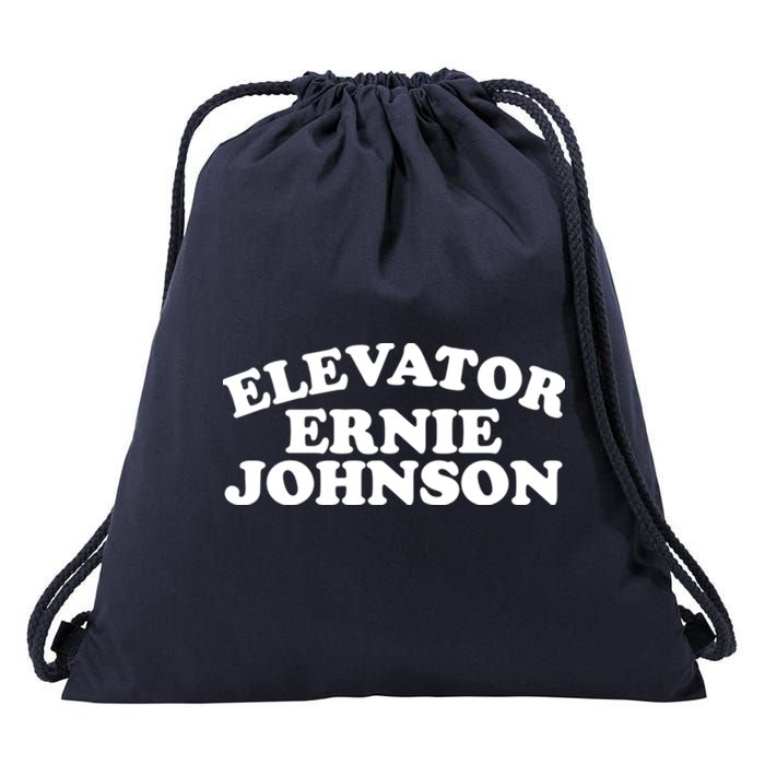 Elevator Ernie Johnson Drawstring Bag