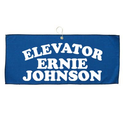 Elevator Ernie Johnson Large Microfiber Waffle Golf Towel