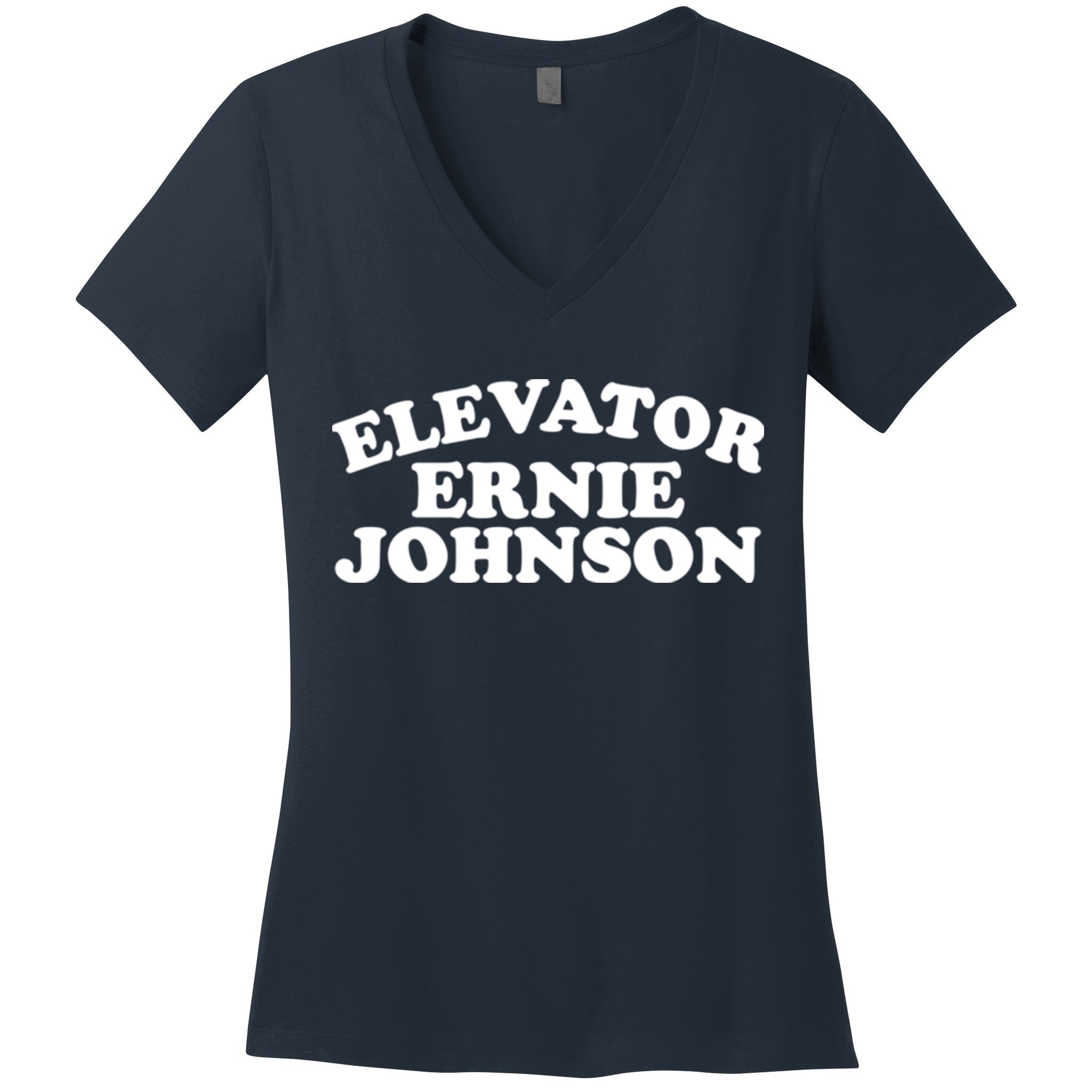 Elevator Ernie Johnson Women's V-Neck T-Shirt