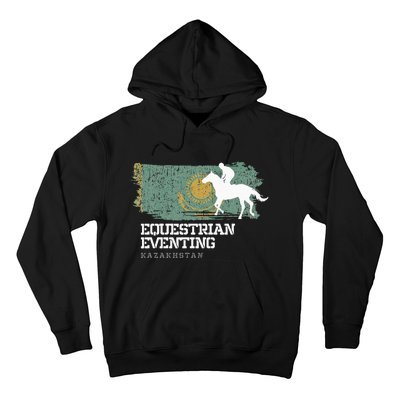 Equestrian Eventing Kazakhstan Rider Horse Hoodie