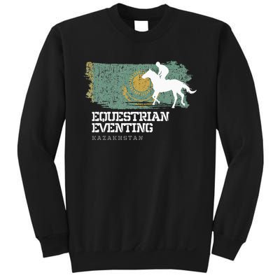 Equestrian Eventing Kazakhstan Rider Horse Sweatshirt