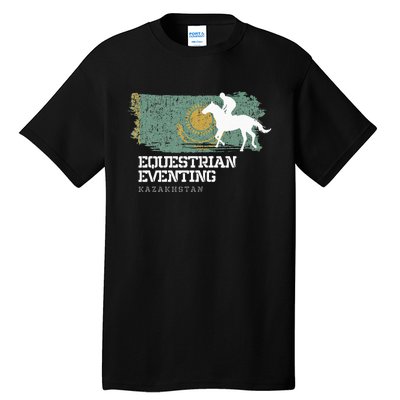 Equestrian Eventing Kazakhstan Rider Horse Tall T-Shirt