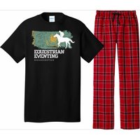 Equestrian Eventing Kazakhstan Rider Horse Pajama Set