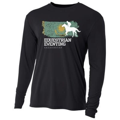 Equestrian Eventing Kazakhstan Rider Horse Cooling Performance Long Sleeve Crew