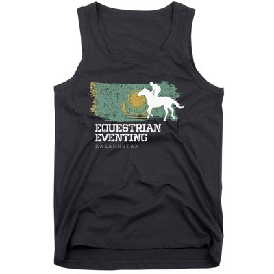 Equestrian Eventing Kazakhstan Rider Horse Tank Top