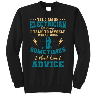 Electrician Electricity Lineman Wiring Electrical Engineer Sweatshirt