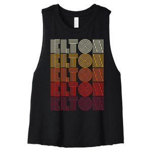 Elton Women's Racerback Cropped Tank