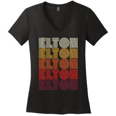 Elton Women's V-Neck T-Shirt