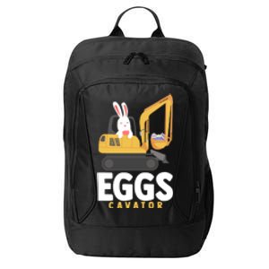 Eggscavator Excavator Lover Easter Sunday Holy Week Gift City Backpack