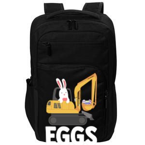 Eggscavator Excavator Lover Easter Sunday Holy Week Gift Impact Tech Backpack