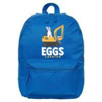 Eggscavator Excavator Lover Easter Sunday Holy Week Gift 16 in Basic Backpack