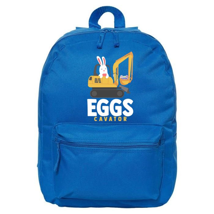 Eggscavator Excavator Lover Easter Sunday Holy Week Gift 16 in Basic Backpack