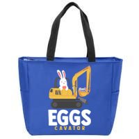 Eggscavator Excavator Lover Easter Sunday Holy Week Gift Zip Tote Bag