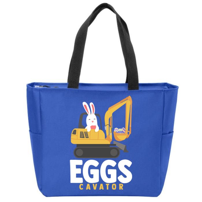 Eggscavator Excavator Lover Easter Sunday Holy Week Gift Zip Tote Bag