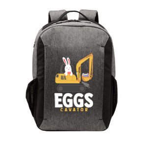 Eggscavator Excavator Lover Easter Sunday Holy Week Gift Vector Backpack