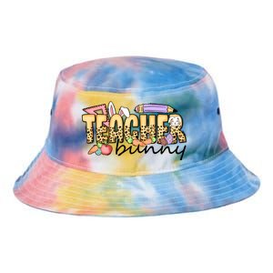 Easter Eggs Leopard Teacher Funny Bunny Easter Day Tie Dye Newport Bucket Hat