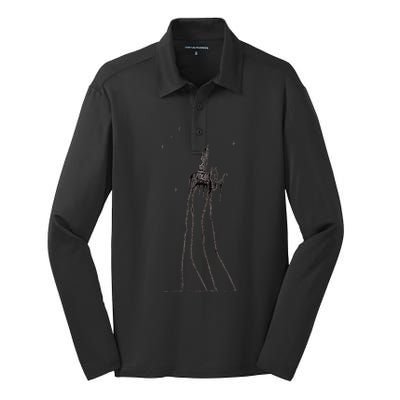 Elephant Silk Touch Performance Long Sleeve Polo