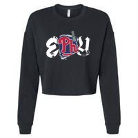 Effylives Effy Loves Sports Iv Cropped Pullover Crew