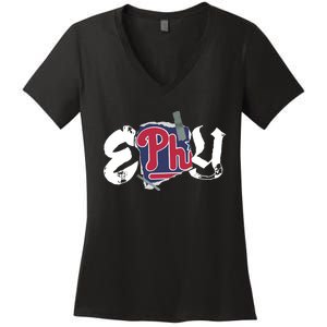 Effylives Effy Loves Sports Iv Women's V-Neck T-Shirt