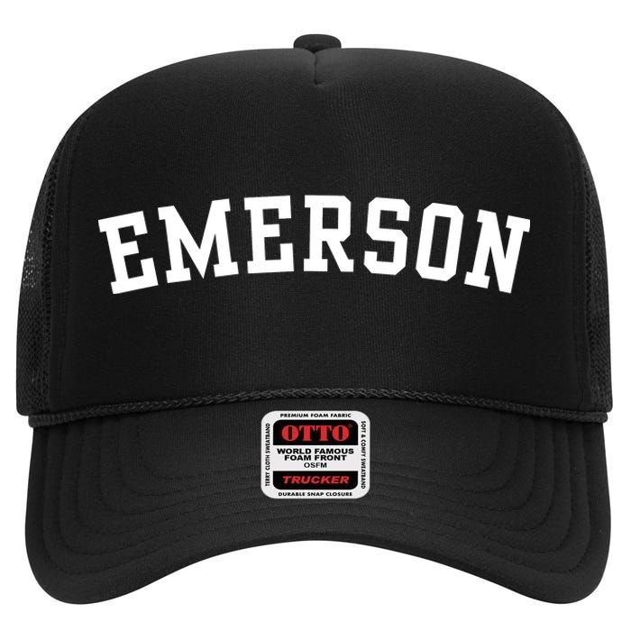 Emerson High Crown Mesh Back Trucker Hat