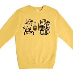 Egypt Egyptian Mythology Mythological Premium Crewneck Sweatshirt