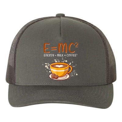 E=mc2 Energy= Milk Coffee2 Coffee Lovers Yupoong Adult 5-Panel Trucker Hat