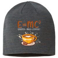 E=mc2 Energy= Milk Coffee2 Coffee Lovers Sustainable Beanie