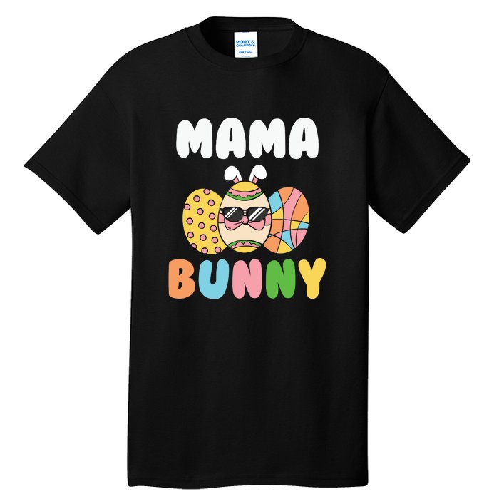 Easter Egg Mama Bunny Matching Family Mother's Day Easter Day Tall T-Shirt