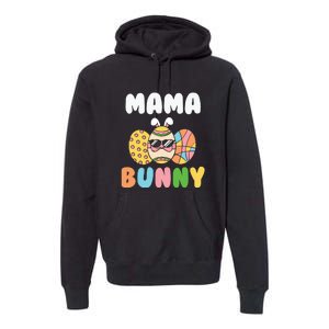 Easter Egg Mama Bunny Matching Family Mother's Day Easter Day Premium Hoodie