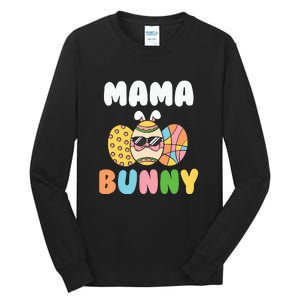 Easter Egg Mama Bunny Matching Family Mother's Day Easter Day Tall Long Sleeve T-Shirt