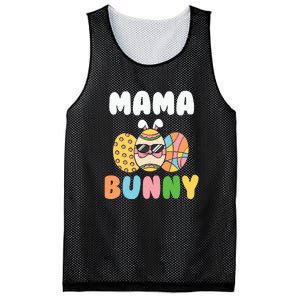 Easter Egg Mama Bunny Matching Family Mother's Day Easter Day Mesh Reversible Basketball Jersey Tank