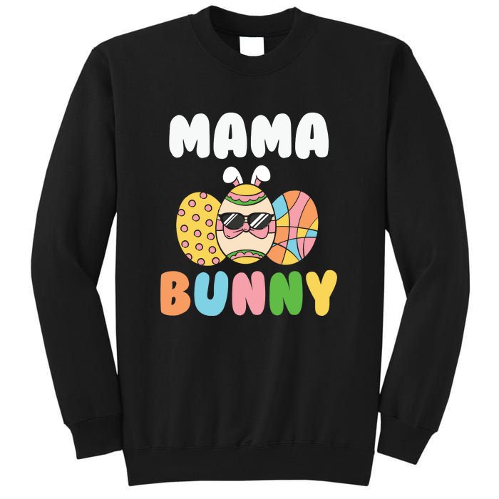 Easter Egg Mama Bunny Matching Family Mother's Day Easter Day Tall Sweatshirt