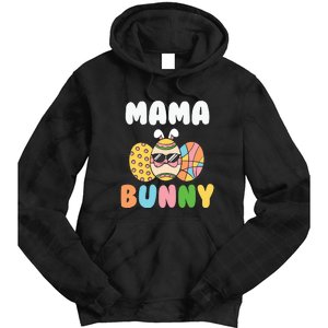 Easter Egg Mama Bunny Matching Family Mother's Day Easter Day Tie Dye Hoodie