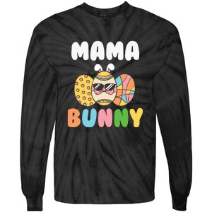 Easter Egg Mama Bunny Matching Family Mother's Day Easter Day Tie-Dye Long Sleeve Shirt