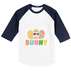 Easter Egg Mama Bunny Matching Family Mother's Day Easter Day Baseball Sleeve Shirt