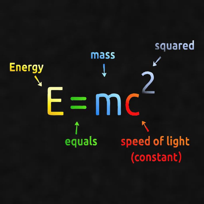 E Equals M C Squared E=Mc2 Science Equation Ladies PosiCharge Tri-Blend Wicking Tank