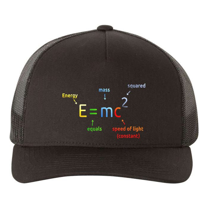 E Equals M C Squared E=Mc2 Science Equation Yupoong Adult 5-Panel Trucker Hat