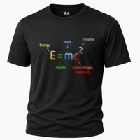 E Equals M C Squared E=Mc2 Science Equation Cooling Performance Crew T-Shirt