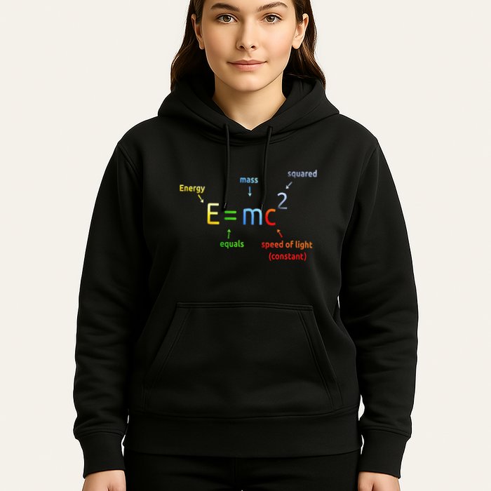 E Equals M C Squared E=Mc2 Science Equation Hoodie