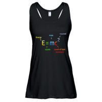 E Equals M C Squared E=Mc2 Science Equation Ladies Essential Flowy Tank
