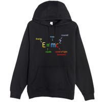 E Equals M C Squared E=Mc2 Science Equation Premium Pullover Hoodie