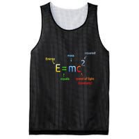 E Equals M C Squared E=Mc2 Science Equation Mesh Reversible Basketball Jersey Tank